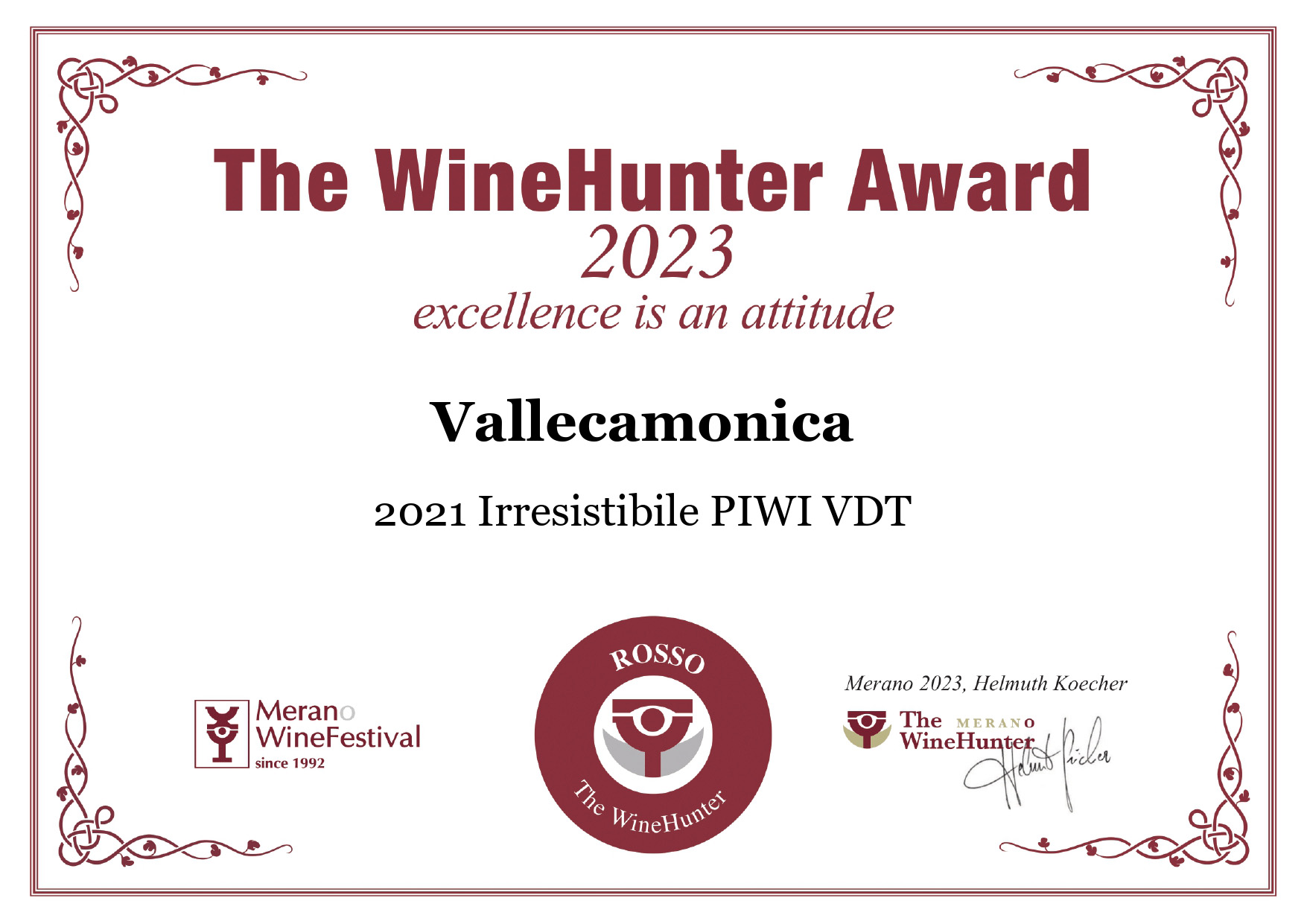vini piwi premiati
